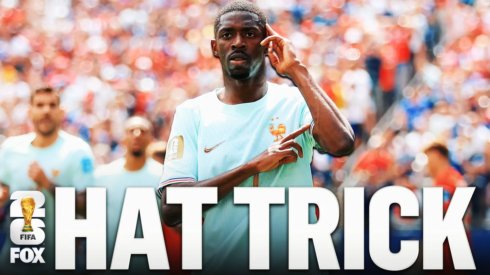 France's Ousmane Dembélé nets HAT TRICK in the first half against Norway | 2026 FIFA World Cup™